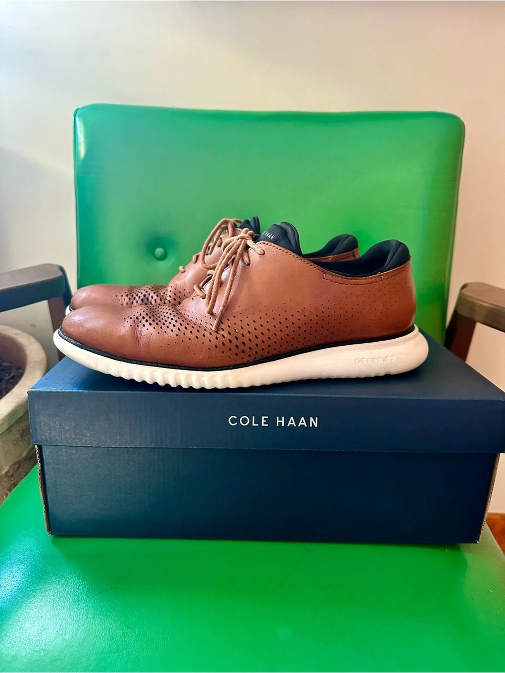 Cole Haan brown leather